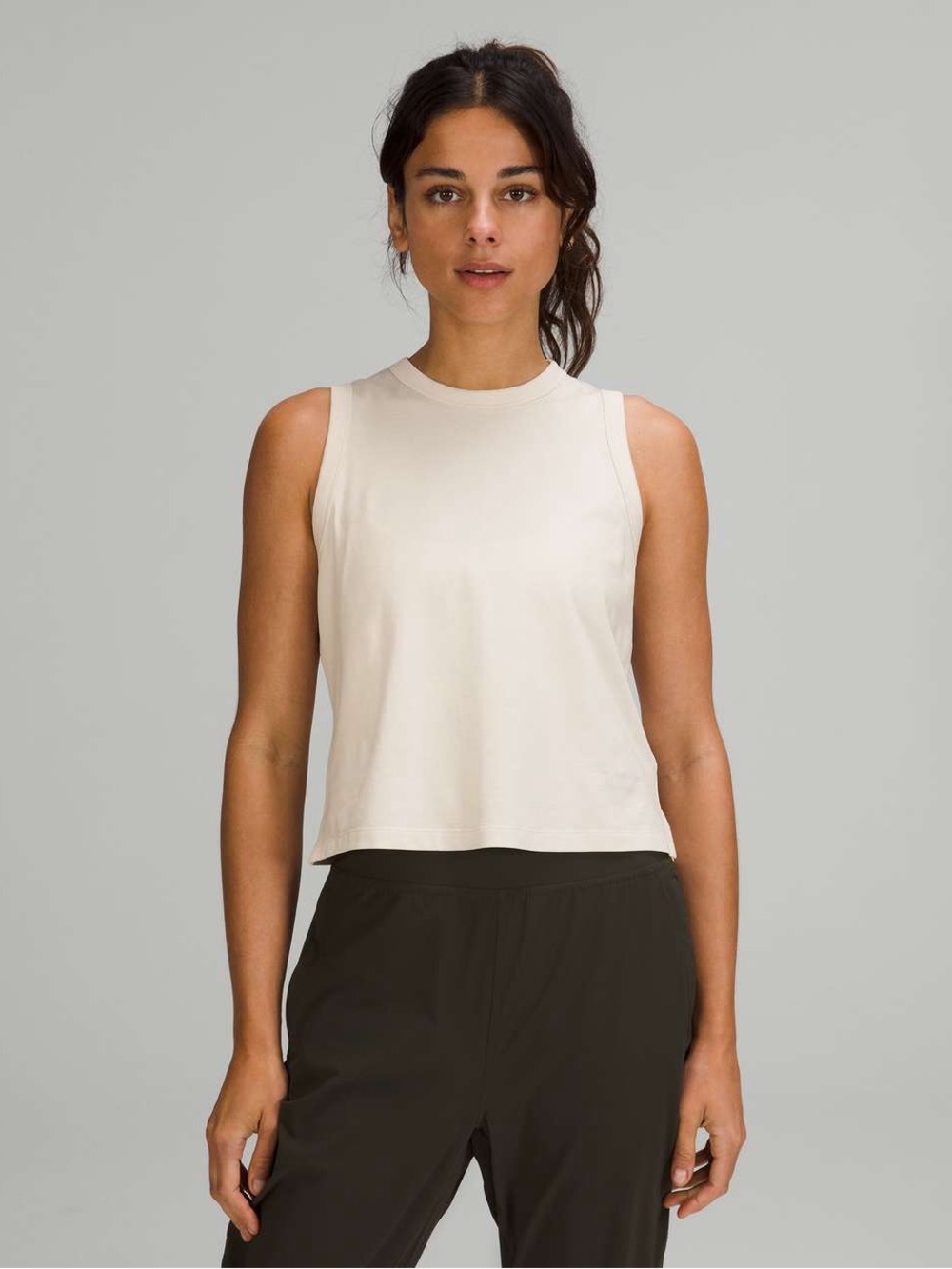 Lululemon Classic Fit Cotton-blend Tank Bone 6